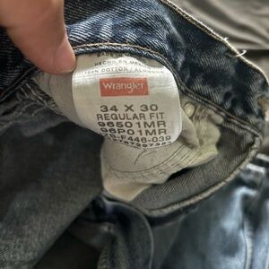 Wrangler Men's Regular Fit Blue Jeans